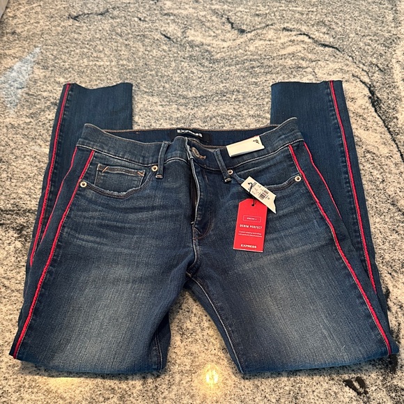 Express Denim - Express Denim Perfect Women's Dark Blue Jeans